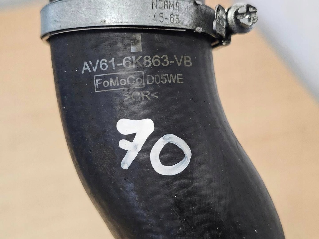 фото №5, Труба wąż інтеркулер volvo v50 s40 c30 1.6 d2 115km av616k863vb