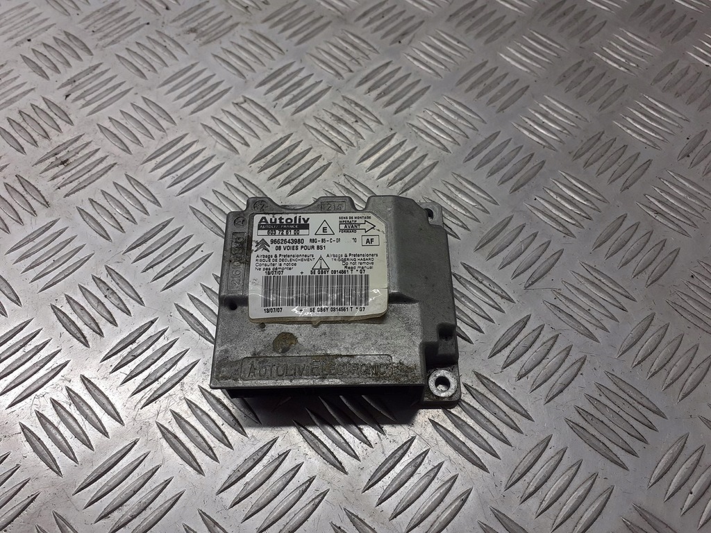 фото №1, Модуль подушка безопасности citroen c4 9662643980