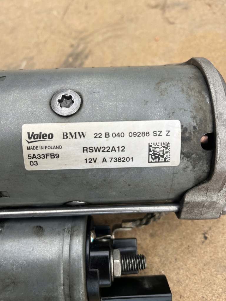 фото №4, Стартер bmw g01, g02, g20/21, g30/31 2.0d 190ps, 5a33fb9, 22r