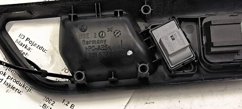 фото №3, Кнопка 6q1959565d volkswagen polo 9n