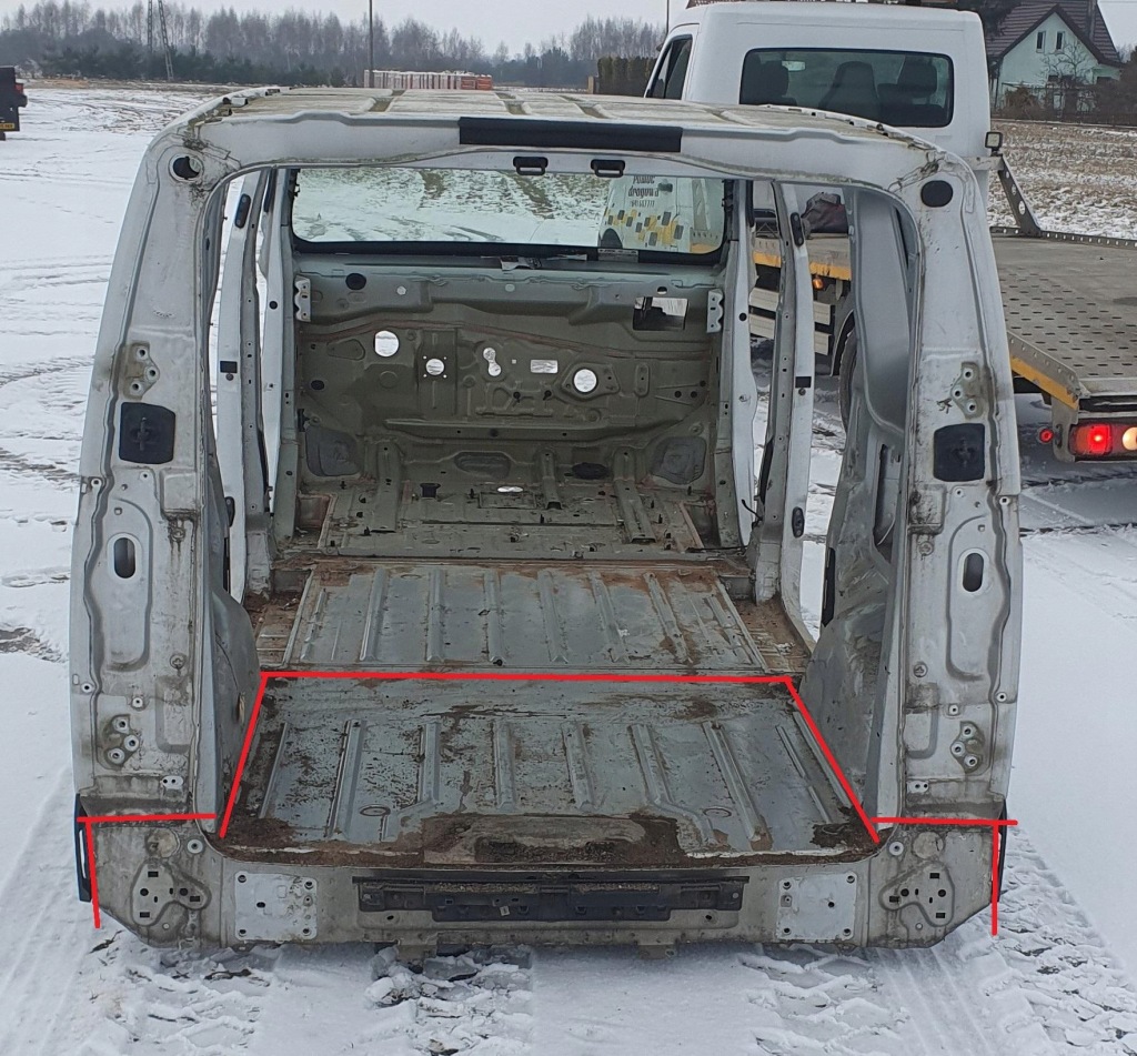 фото №1, Четверть pas задняя задний пол peugeot expert iii lak.ezrc