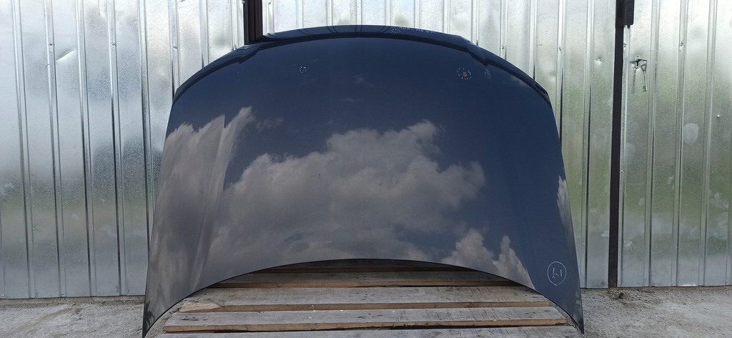 фото №1, Капот audi a3 8p малый решётка радиатора lz7l оригинал лак