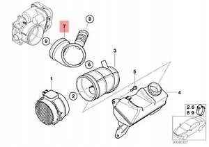 Bmw 5 e39 3.0i патрубок гумовий впуску повітря 13547505836 oem Зі Шроту
