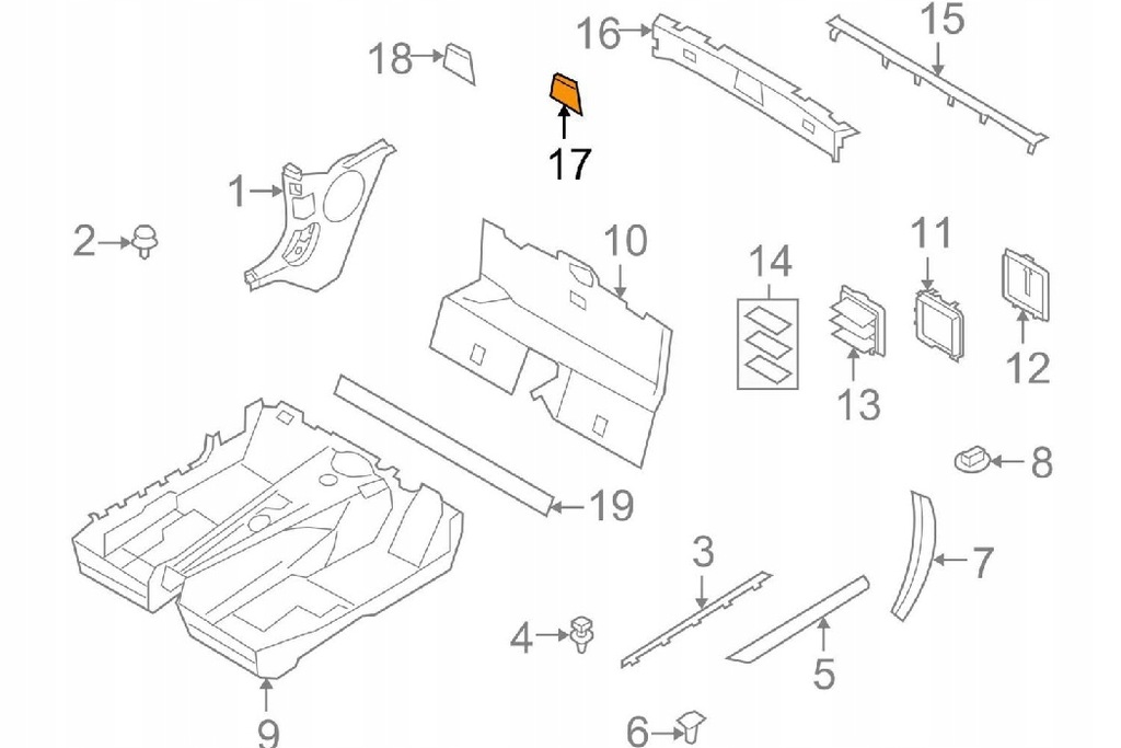 фото №8, Bmw z4 roadster e89 задняя защита порог 51469167041 nowa оригинальная