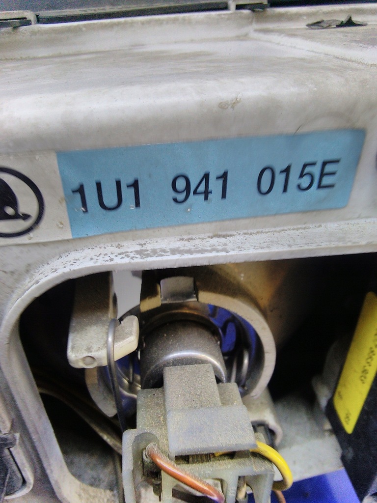 фото №5, Octavia i лампа передняя перед левая линза eu