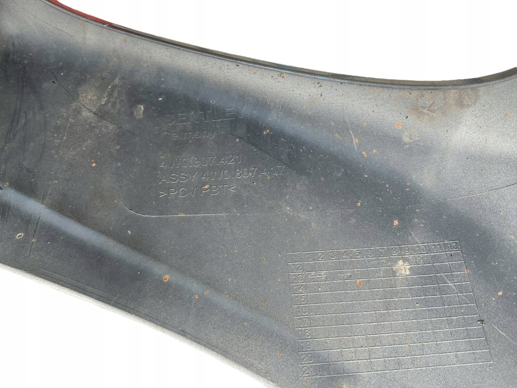 Бампер задний, молдинг хромированная bentley continental flying spur 555. с Разборки