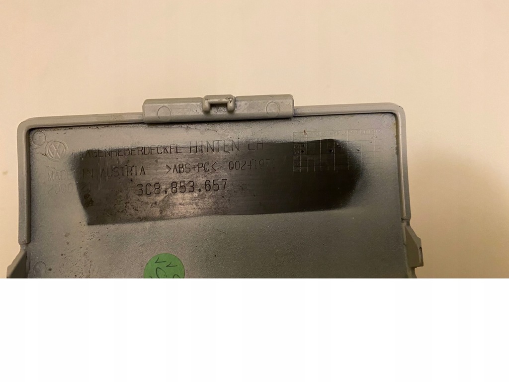 фото №4, Заглушка порог задняя 3c8853657 vw passat cc r-line