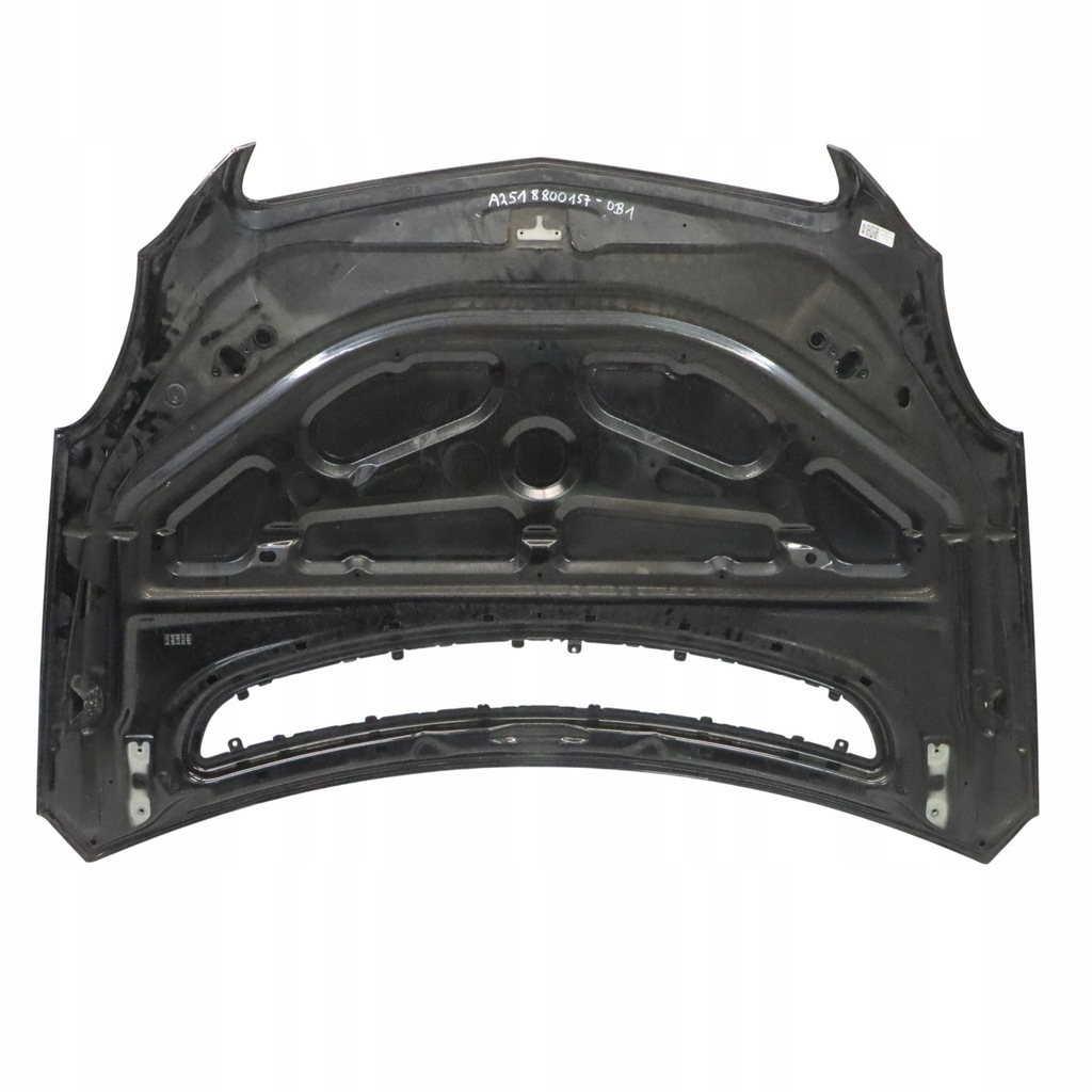 фото №12, Mercedes w251 капот крышка двигателя obsidian black металлик - 197