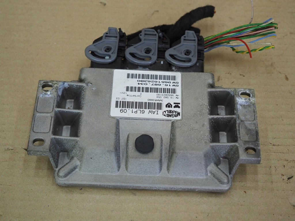 фото №9, Peugeot 206 cc 2.0 16v бортовий комп'ютер двигуна 9651626380