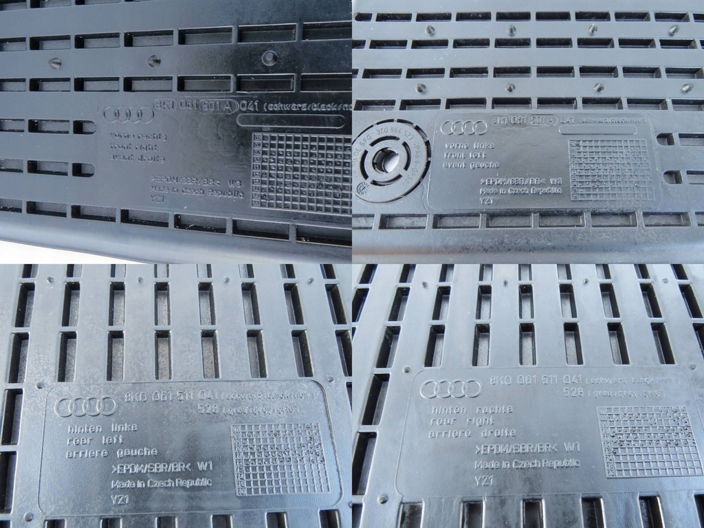 фото №16, Коврики резиновые комплект audi s4 a4 b8