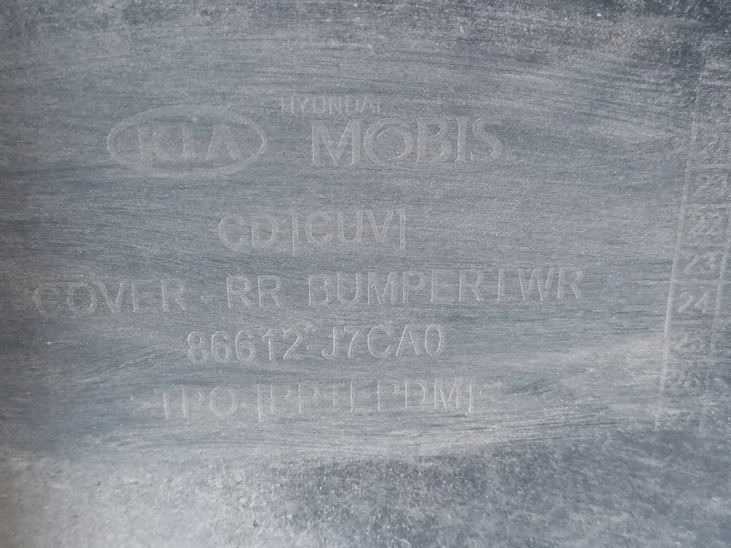 фото №8, Спойлер задній kia xceed дифузор накладка-спойлер задня x-ceed