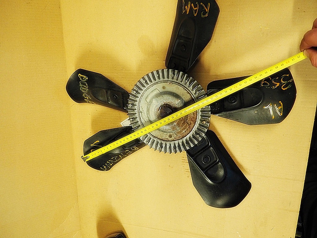 фото №10, Dodge ram v8 jeep chevrolet gmc chrysler стальной вентилятор + visco вискомуфта