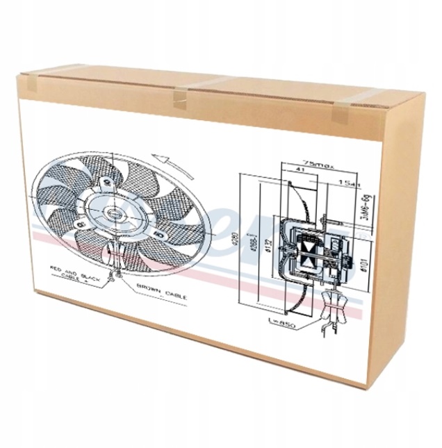 фото №1, Вентилятор радіатора nissens do audi a6 2.6 2.8