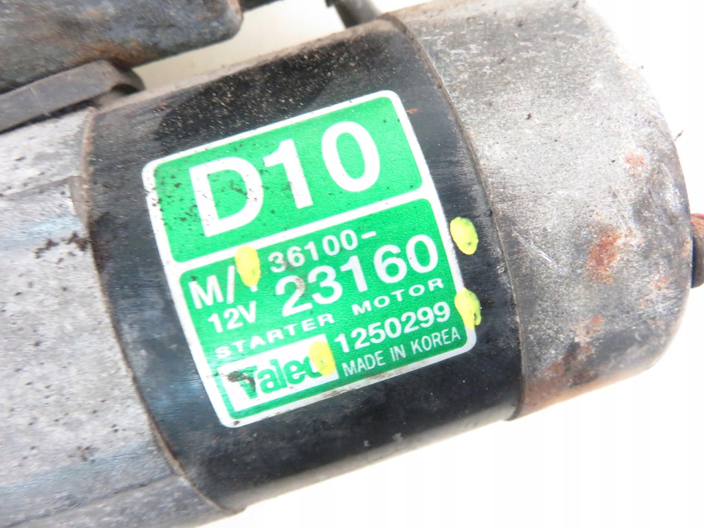 фото №9, Стартер kia carens ii fj 2.0 cvvt 139 - g4gc 3610023160 1250299