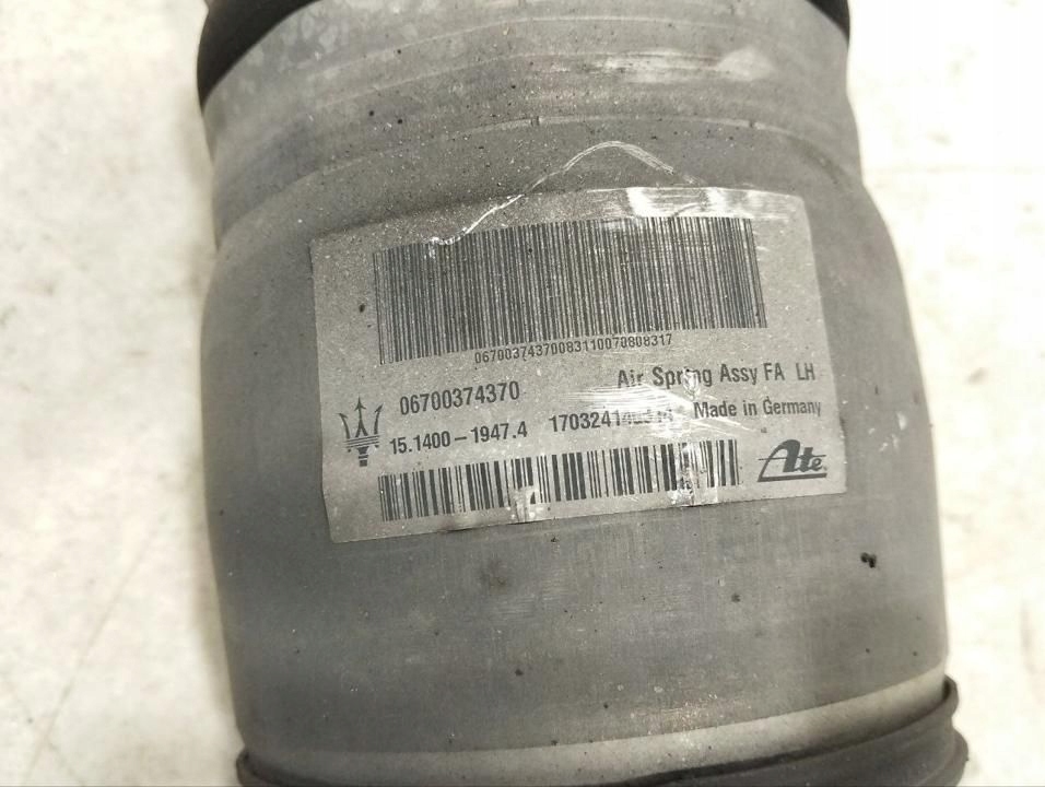 фото №7, Maserati levante 2017 амортизатор підвіска пневматичний osi передньої