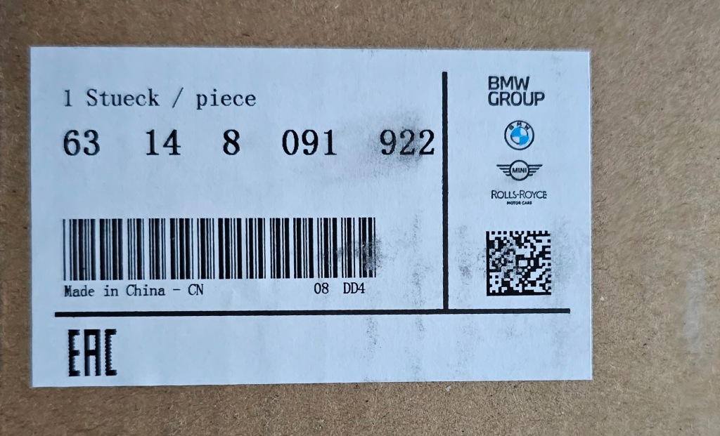 фото №8, Bmw x5 g05 x7 g07 відбивач бампера правий задня задній m-pakiet 8091922 оригінальний номер