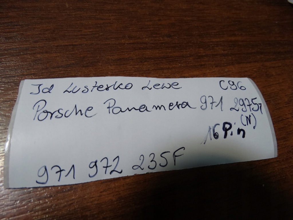 фото №6, Idealne дзеркало ліва porsche panamera 971 асистент 16k 1