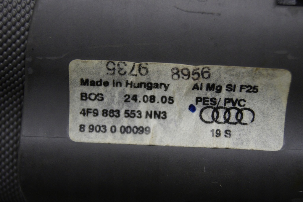 фото №12, Шторка багажника + сітка audi a6c6 a6 c6 kombi 4f9863553 сіра