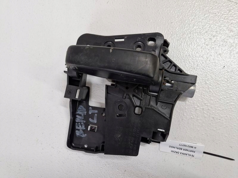 фото №1, Berlingo partner ii iii ручка внутрішня двері розсувних ліва czarna