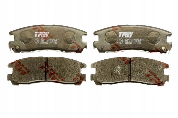 фото №1, Trw тормозные колодки ham. mitsubishi задняя galant 92-
