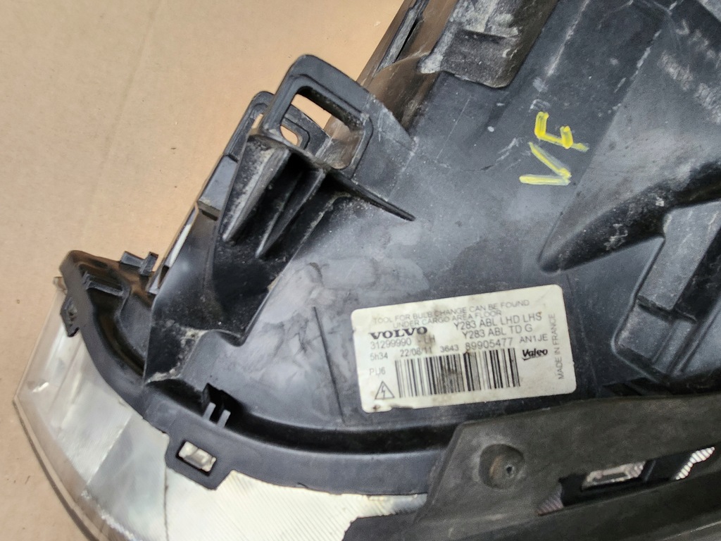 фото №6, Лампа левая перед volvo s60 10-13 ксенон 31299990