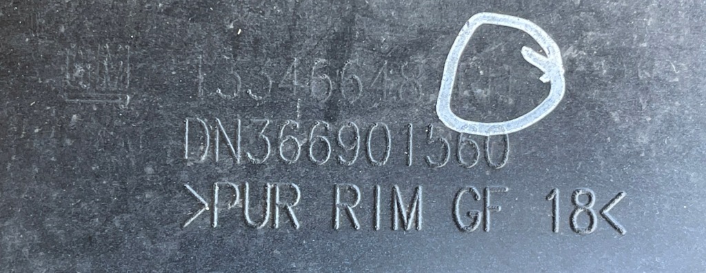 Opel astra iv j gtc opc-line молдинг порог правая niebieska 13346648 Оригинал