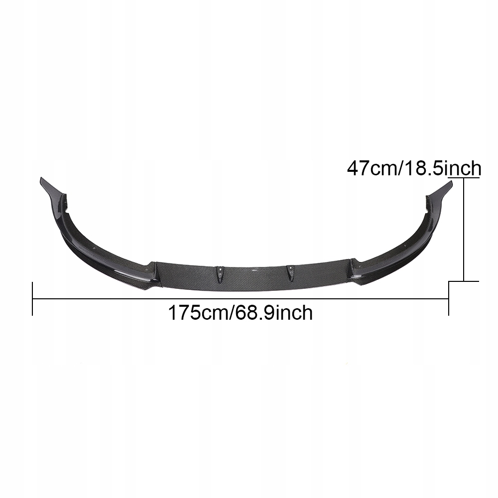 фото №11, Bmw 3 g20 g28 спойлер накладка бампер перед карбон качество org