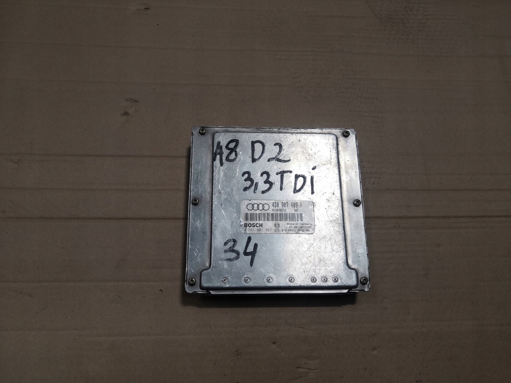фото №8, Audi a8 d2 блок керування бортовий комп'ютер двигуна 3.3tdi