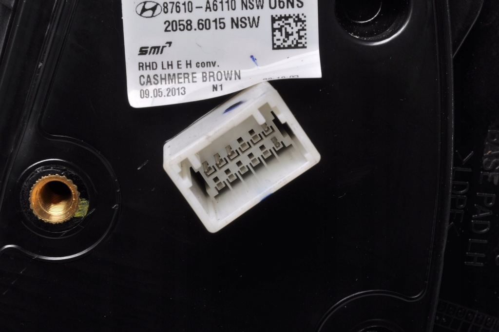 фото №11, Hyundai i30 ii дзеркало ліва електричний 87610-a6110 5 pin anglik