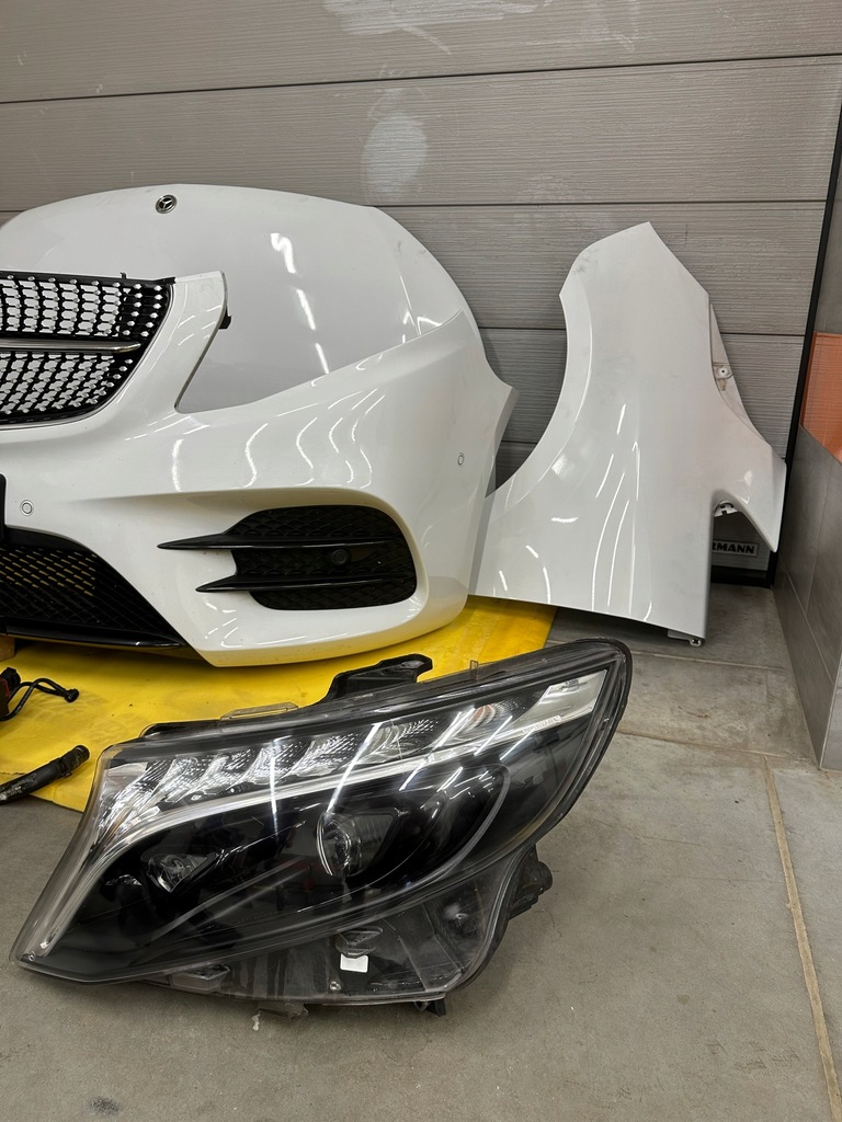 фото №9, Перед kompletny v-klasa w447 amg lift idealny бампер цвет 9134