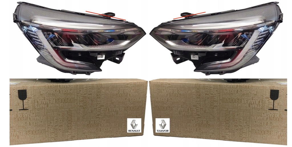 фото №1, Renault clio v 5 full led pure vision лампа права ліва комплектна перед l+r