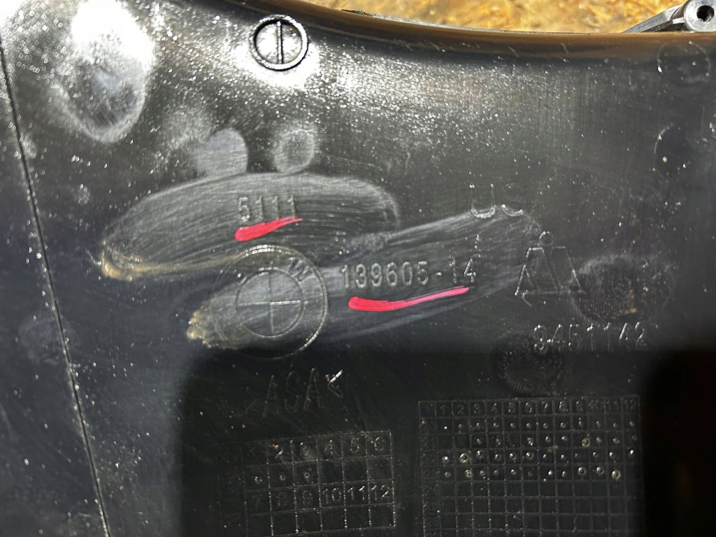 Bmw x3 3 g01 рестайлинг  21-24 решётка бампера впуск воздуха правый  перед Киев