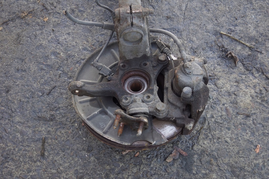 фото №6, Поворотний кулак амортизатор лівий перед skoda superb ii 2.0 tdi