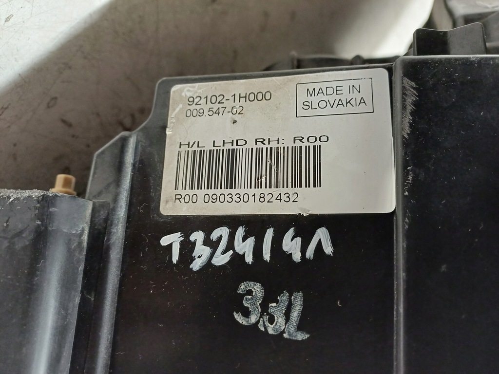 фото №9, Kia ceed 1 i 06-09 лампа правая перед 92102-1h000