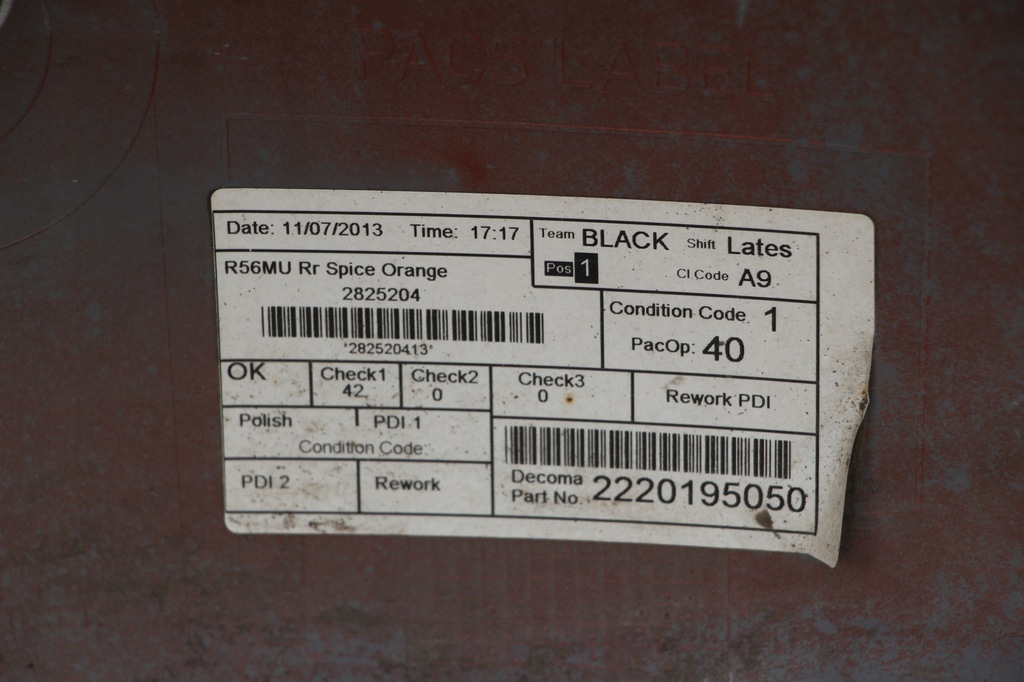 фото №11, Бампер задняя задний mini cooper lift one r56 2010-13