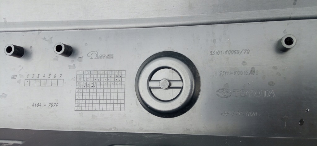 фото №10, Toyota yaris iv 4 p21 19- решётка радиатора решётка решётка радиатора бампера перед 53101-k0050