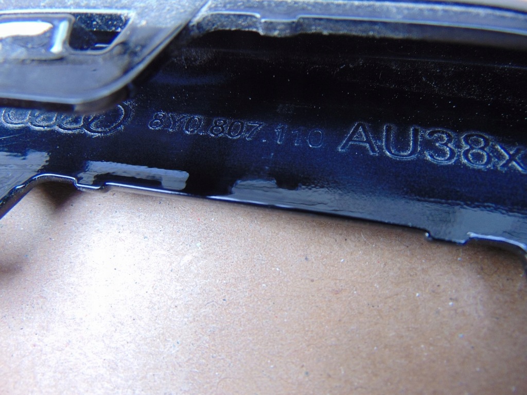 фото №8, Накладка бампера перед спойлер накладка-спойлер audi a3 8y