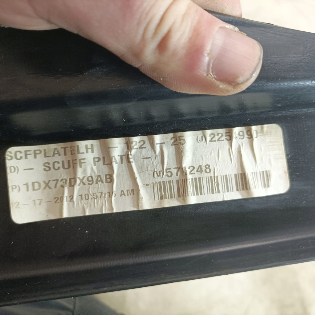 фото №12, Dodge ram 2500 09- молдинг порог левая usa