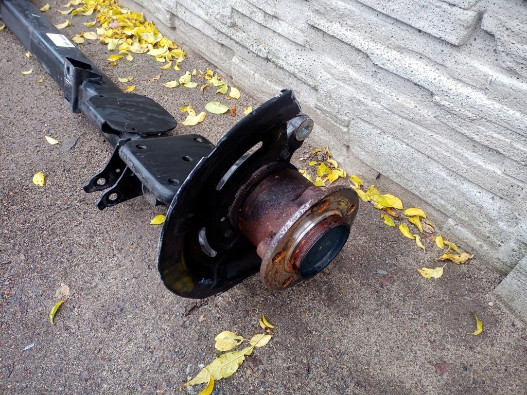 фото №3, Балка підвіска oś задня renault master iii lift iv 555110270r