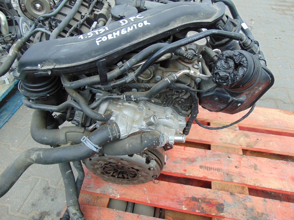 фото №6, Kompletny двигатель 1.5tsi dpc 31 tys. km audi seat vw