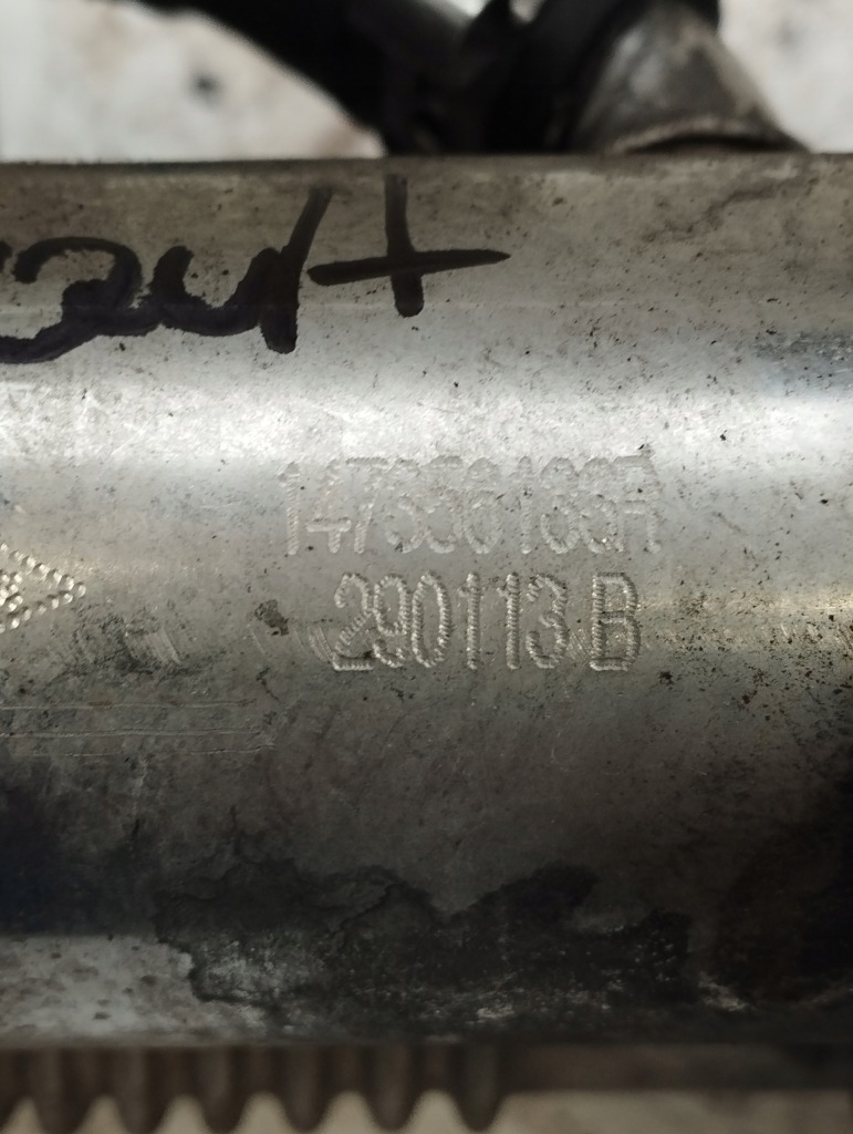 Renault 1.5 dci радиатор выхлопных газов egr 147356133r с Разборки