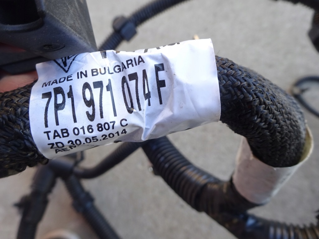 фото №9, Vw touareg джгут відсік двигуна 7p1971074f