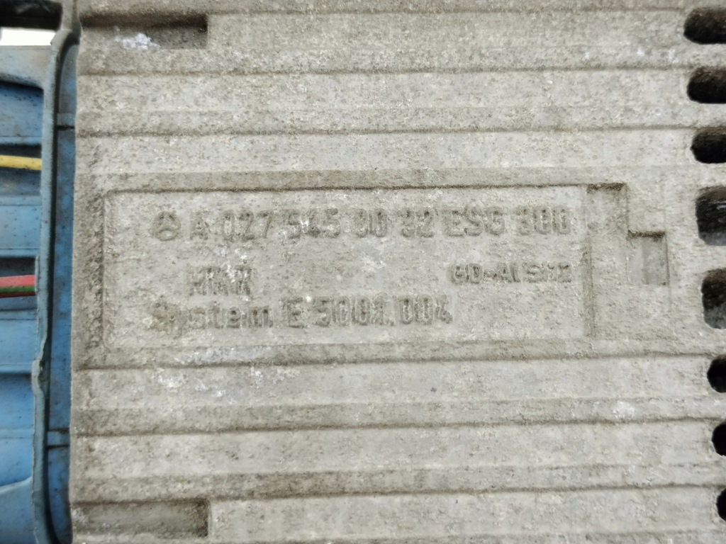 фото №7, Блок управления модуль вентиляторов mercedes a w168 a0275458032 e5001004