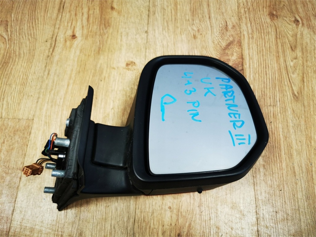 фото №6, Citroen berlingo iii peugeot partner iii дзеркало праве 7 pinów uk