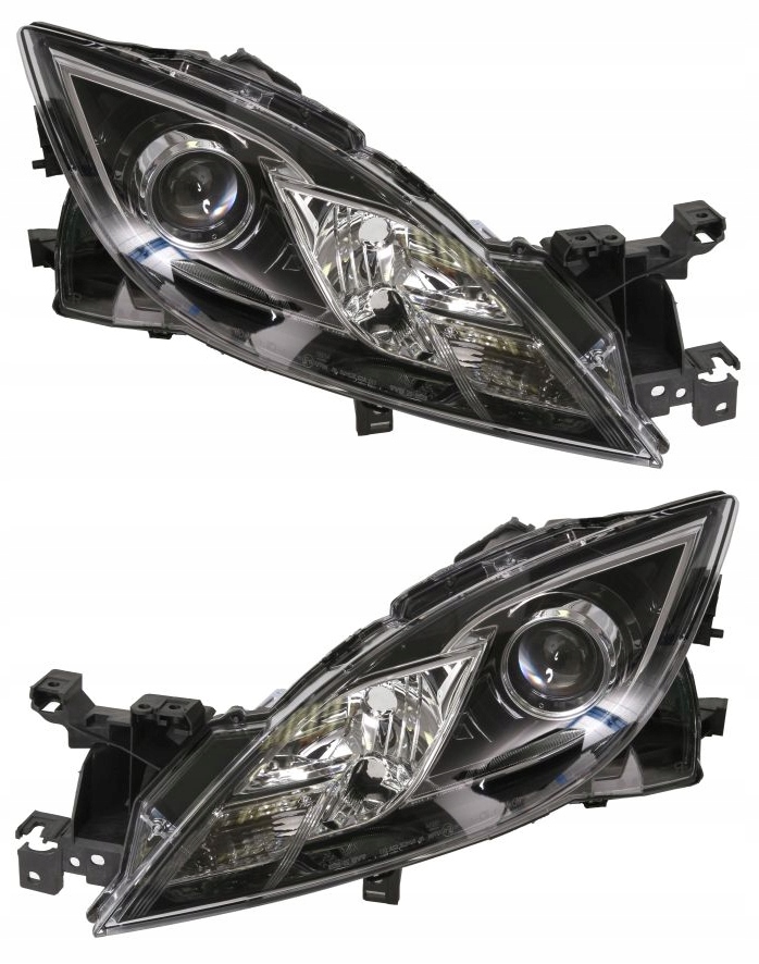 фото №1, Фары лампы mazda 6 gh 07-09 tyc комплект + двигатели