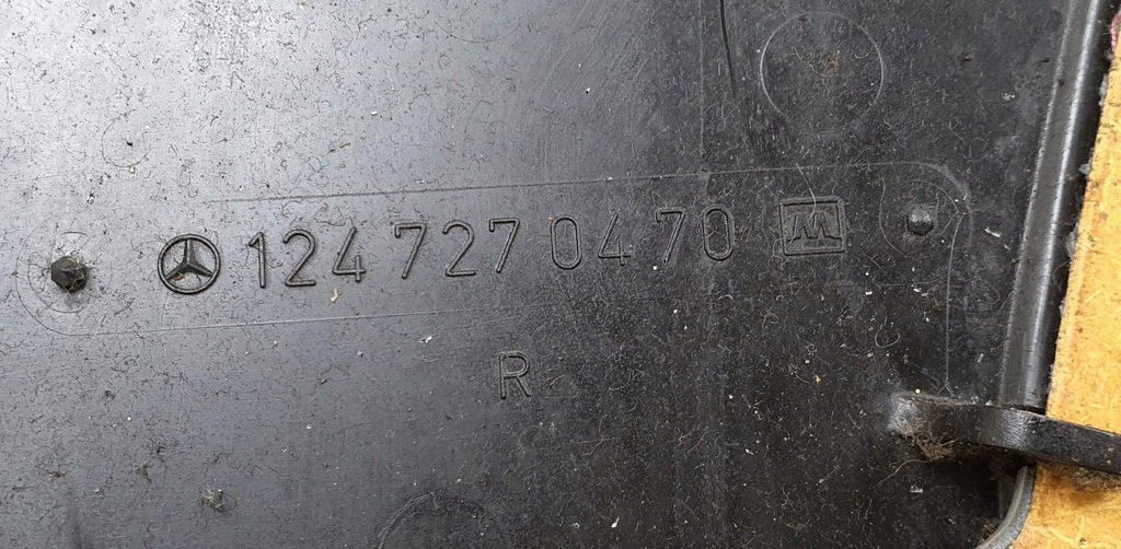 фото №8, Обивка обшивка дверь правый перед mercedes w124 coupe