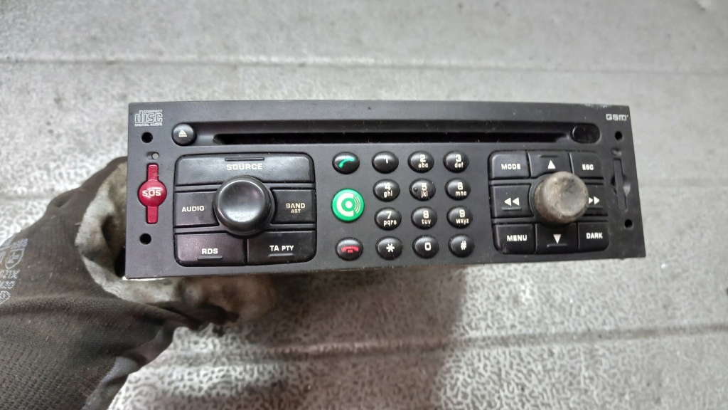 фото №1, Радіо fiat ulysse 2.2d ii 03r 14966380xt