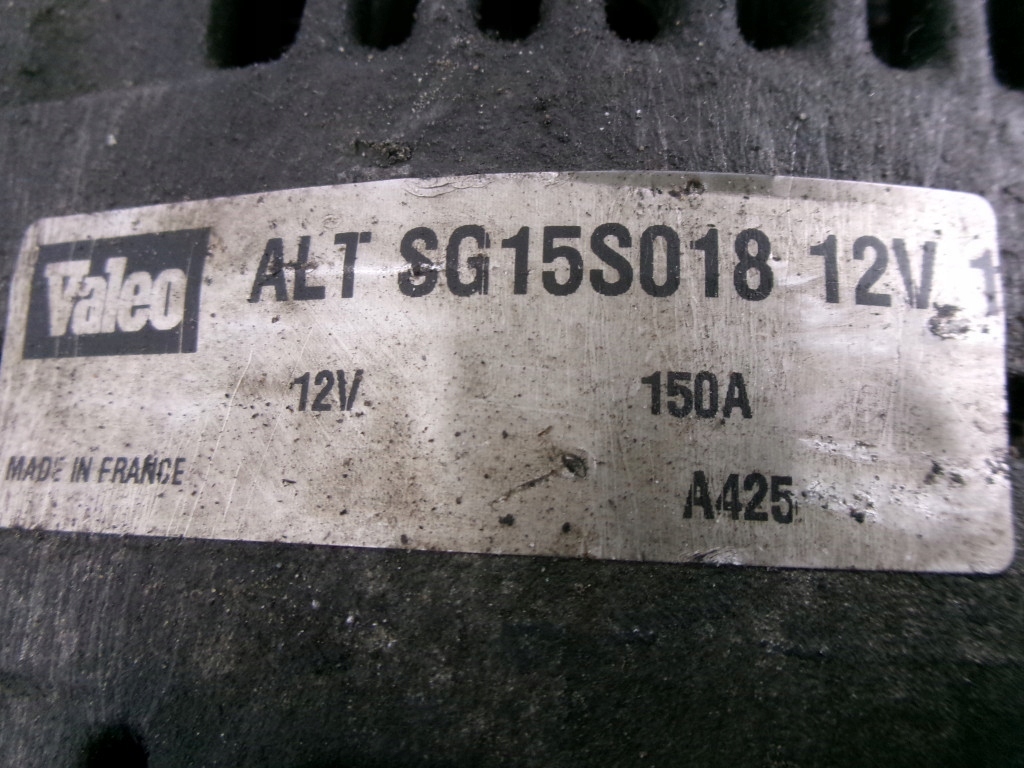 фото №5, Peugeot 406 lift 2.0hdi генератор valeo s542564a 150a проверенный
