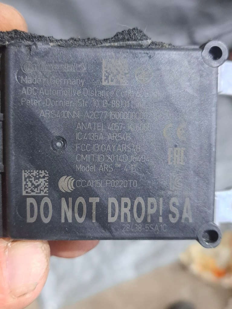 фото №3, Nissan leaf 2 радар датчик відстані 28438-5sa1c