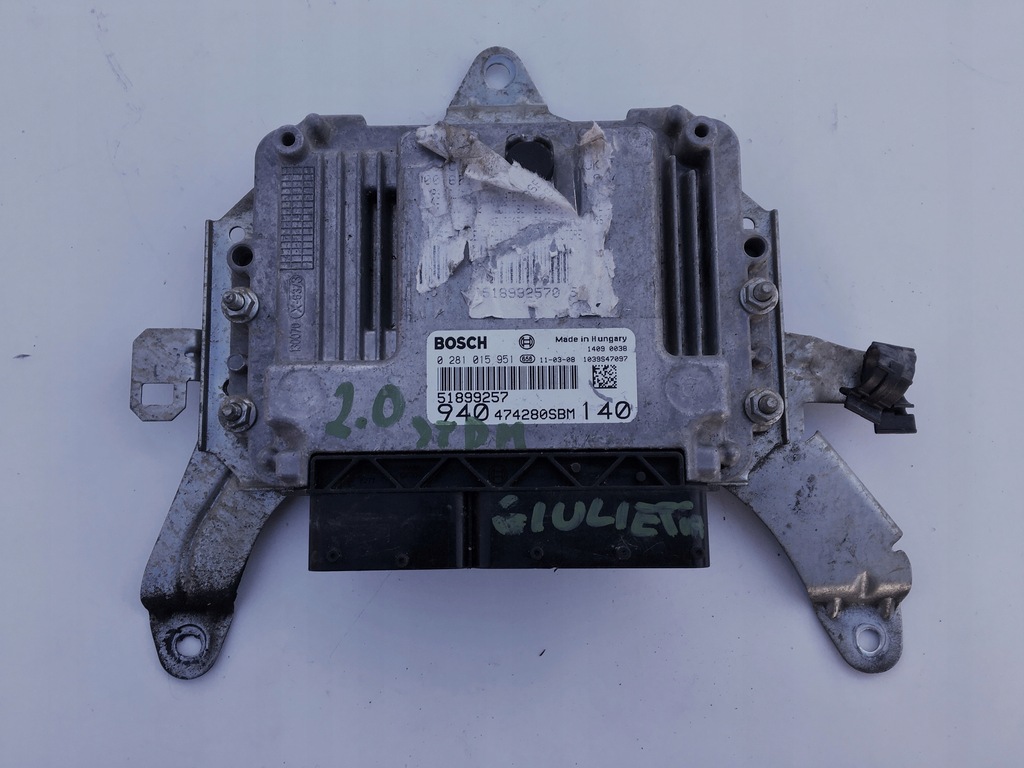 фото №7, Alfa romeo giulietta 2.0 jtdm бортовий комп'ютер ключ bsi